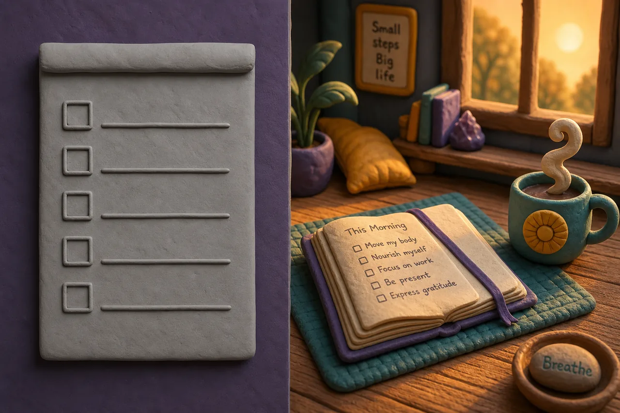 The same morning: as a list, and as a place you&rsquo;d want to be.