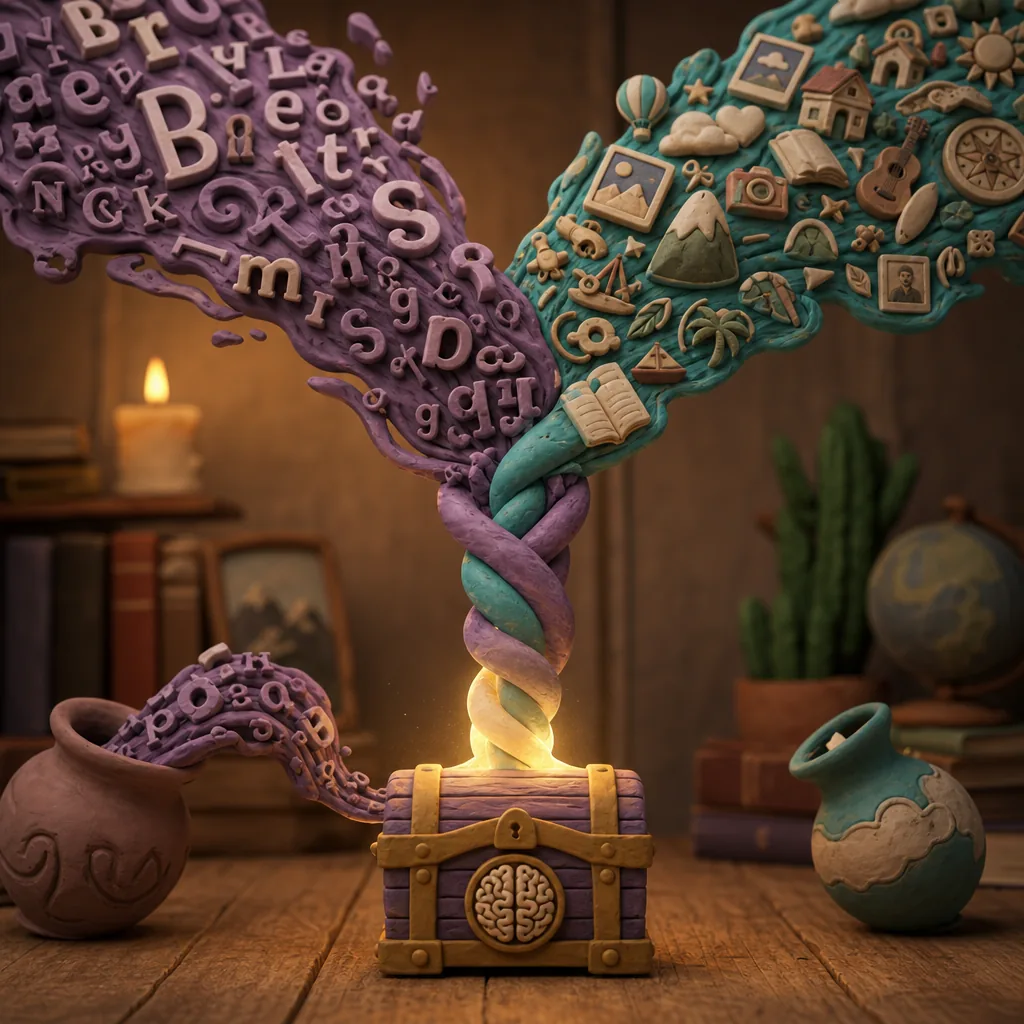 Words and pictures, braided into one strong rope.