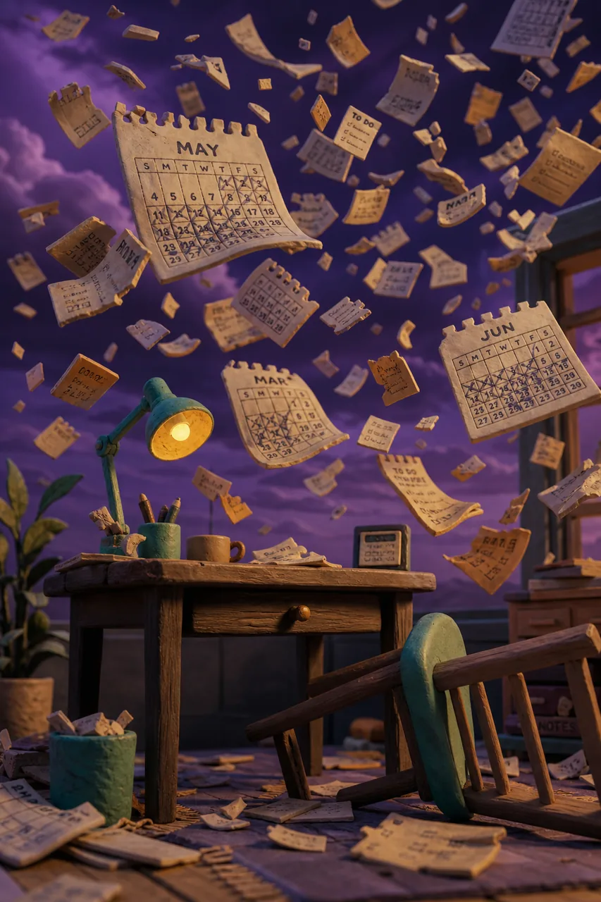 Abandon the grid entirely, and the pages just swirl.