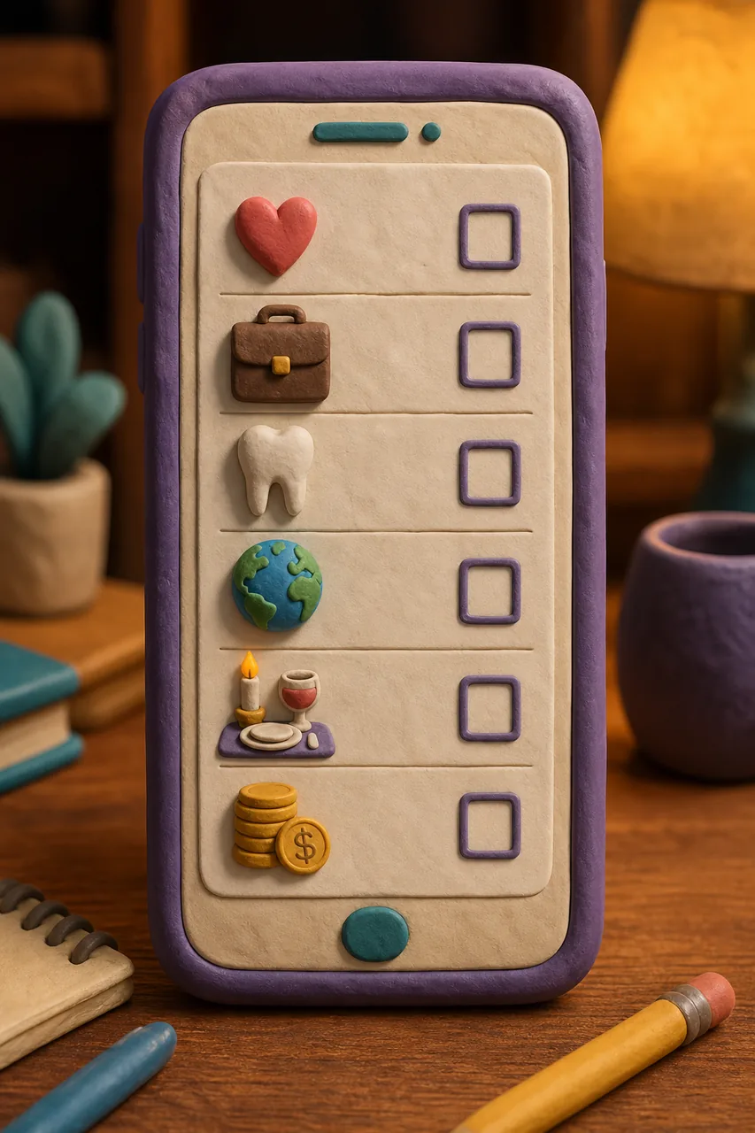 Six identical boxes. Six wildly different things.