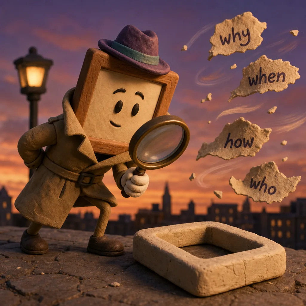 The why, when, how and who — blowing away.