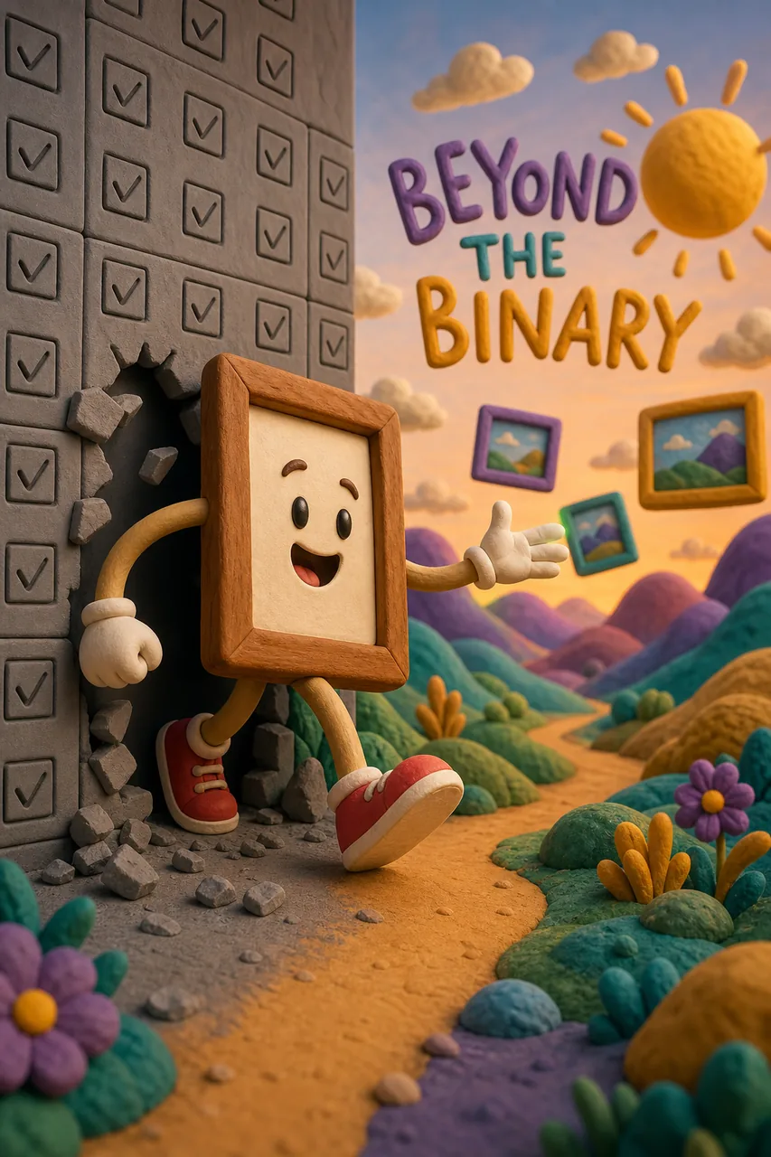Stepping out of the flat grid, into the dimensional world.