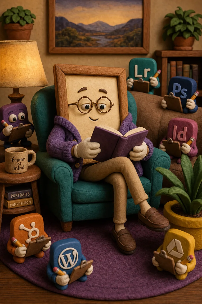Reading quietly — while the apps take notes.