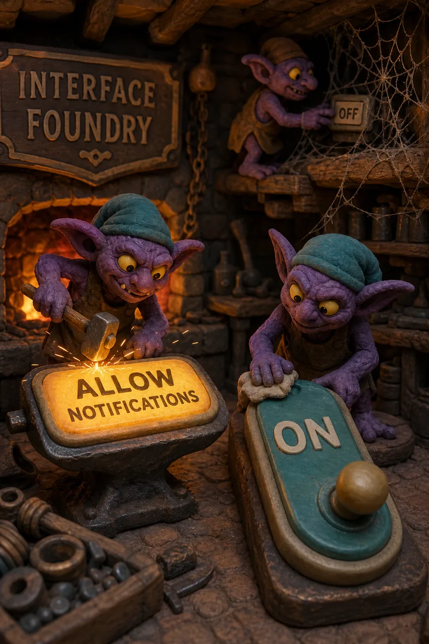 Where the giant ON switch gets forged — and the OFF switch gets hidden.