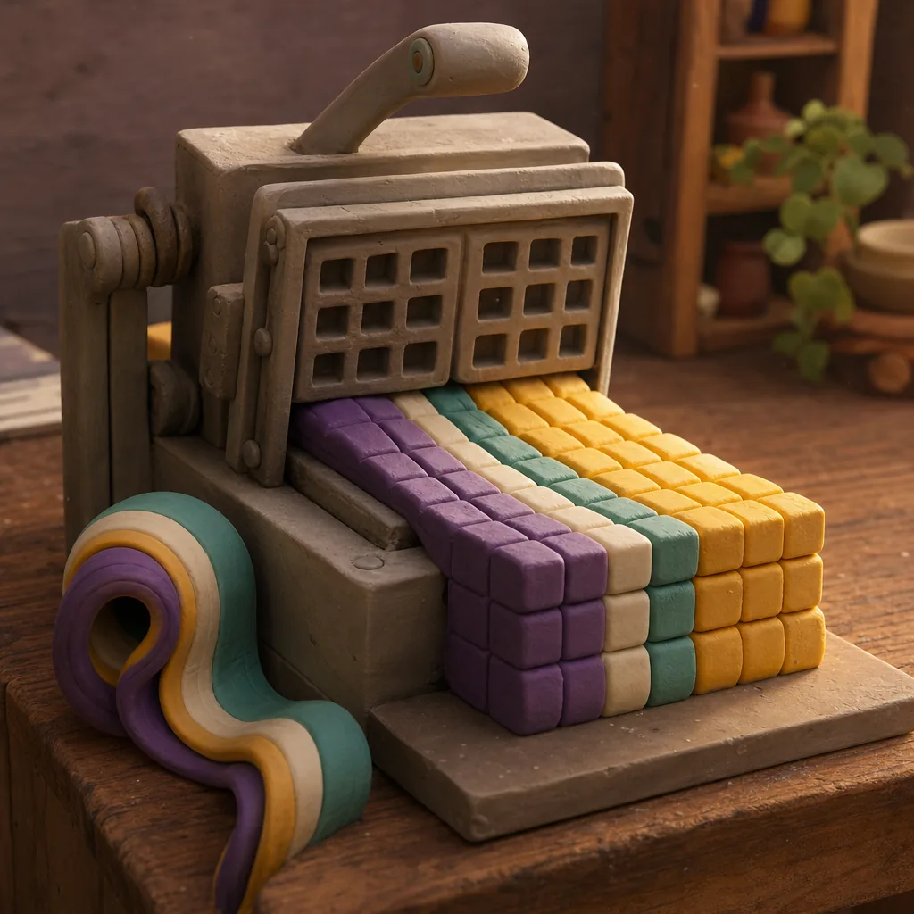 Experience, pressed into uniform cubes.