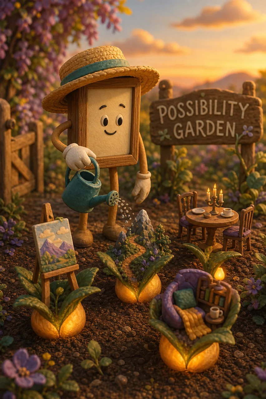 The possibility garden: each seed a different day.