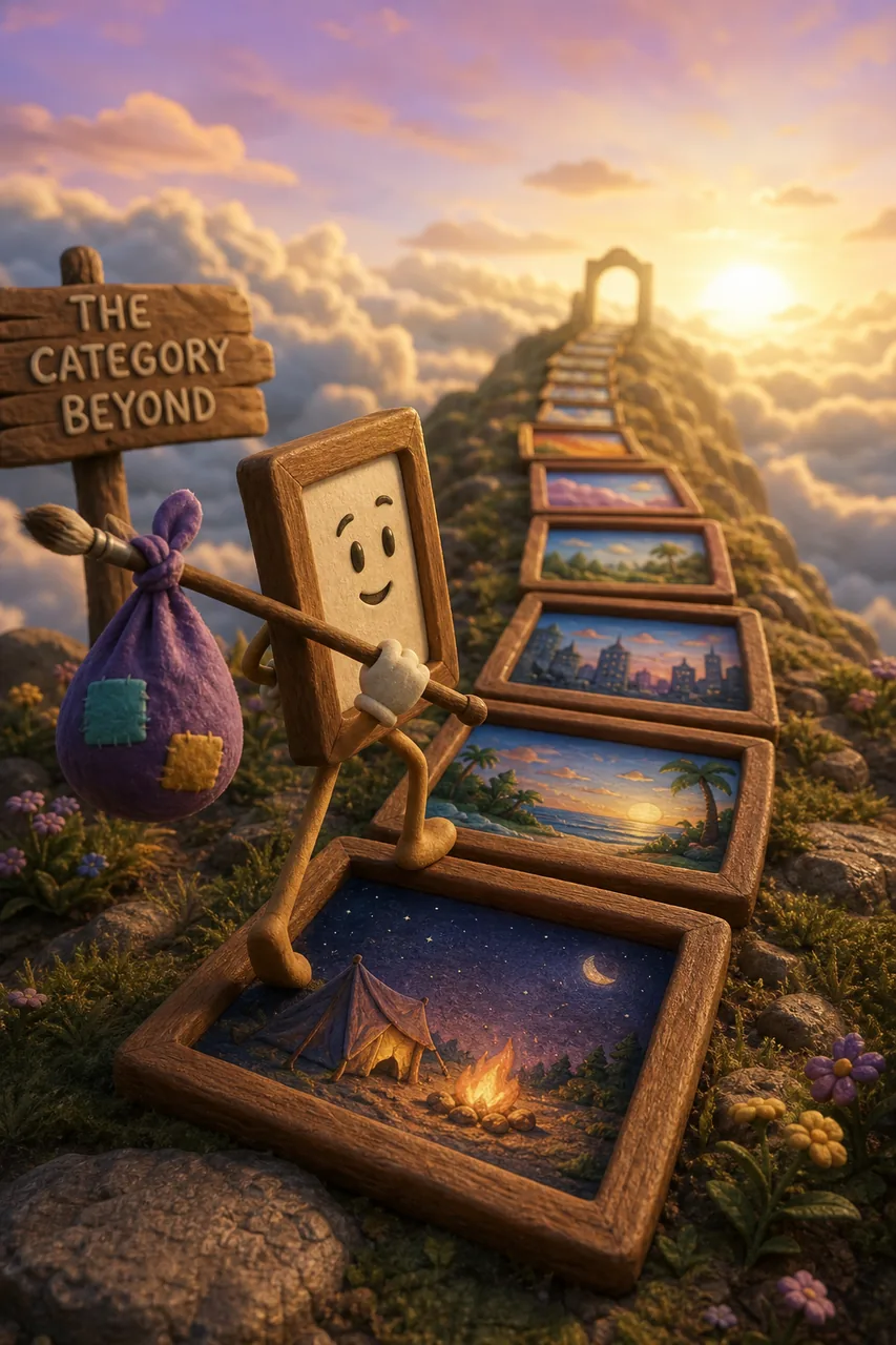 Up the stepping-stone frames, toward dawn.