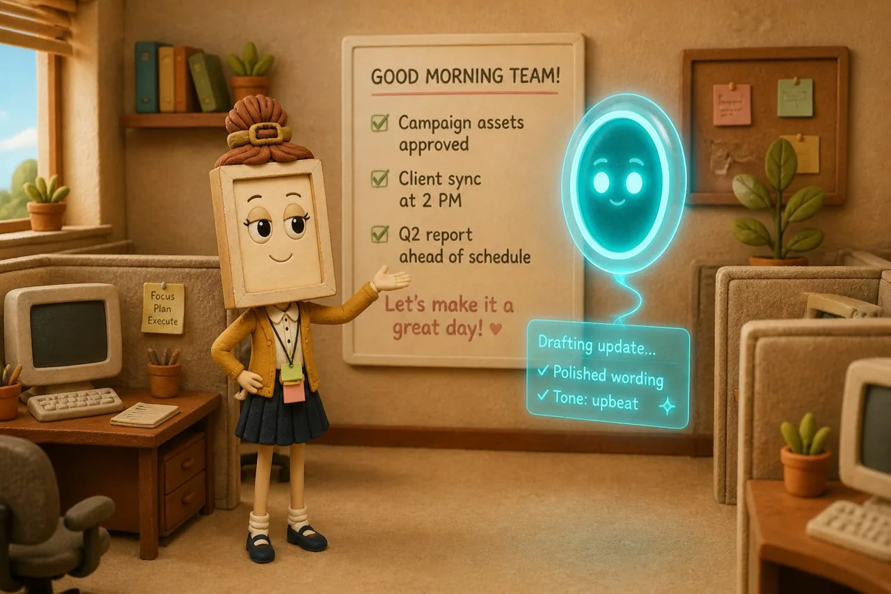 Cortex drafting Wren&rsquo;s glowing status update
