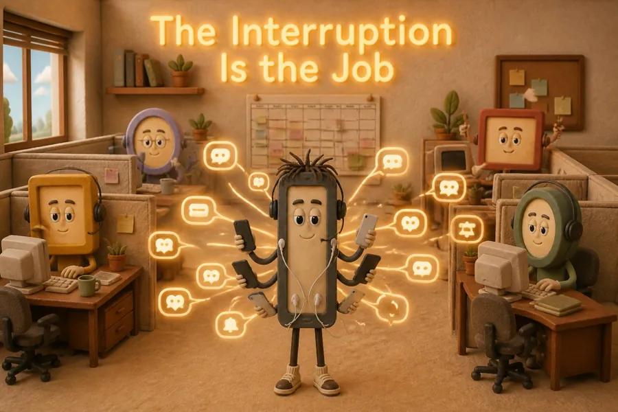 The Interruption Is the Job