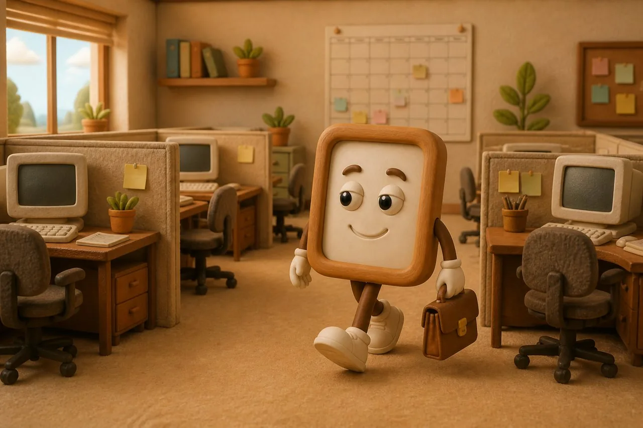 Framesy arriving warmly into the office as the face of the designed future